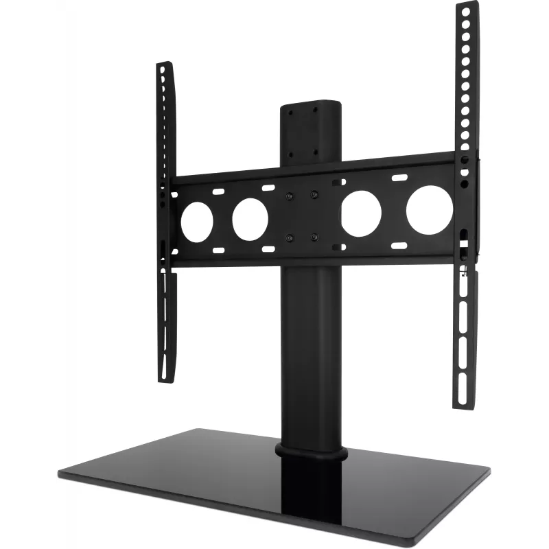 TechniSat TSAT supporto da tavolo universale per TV con base in vetro per televisori 32-55 pollici (2021/2787)
