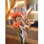 EUROPALMS ramo con piume di gufo (EVA), artificiale, 110cm (82532004)