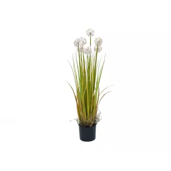 EUROPALMS fiore di dente di leone artificiale, 107cm, bianco 82600133