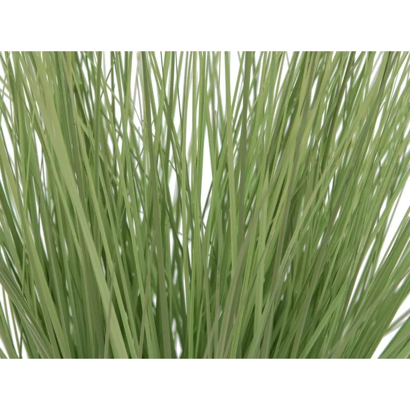 EUROPALMS erba ornamentale artificiale, 65 cm, verde, vaso nero 82600145