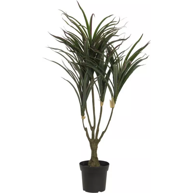 EUROPALMS pianta artificiale Dracaena, verde-rosso, 90cm 82505778