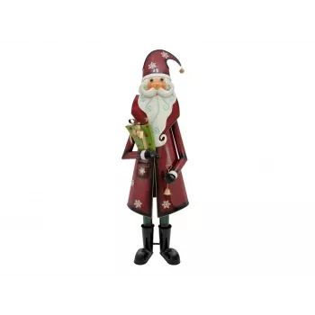 EUROPALMS figura di Babbo Natale in metallo rossa 195cm 83314902