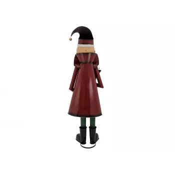 EUROPALMS figura di Babbo Natale in metallo rossa 195cm 83314902