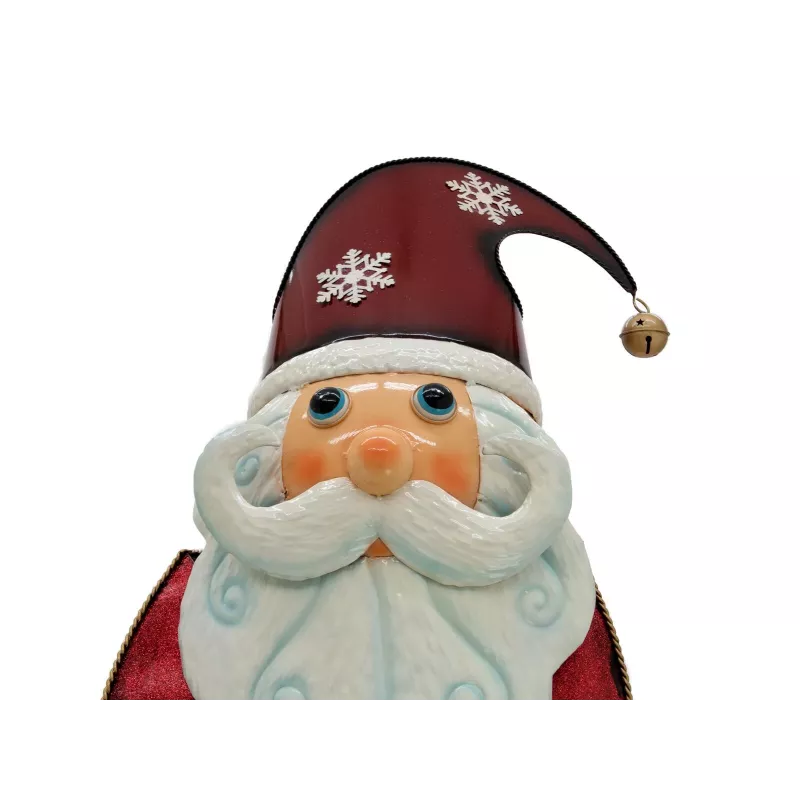EUROPALMS figura di Babbo Natale in metallo rossa 195cm 83314902