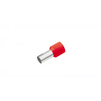 Cimco 187220 Capicorda parzialmente isolato 1,5 mm² rosso, 100 pezzi