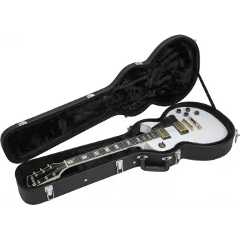 Dimavery Form-Case custodia rigida per chitarra elettrica LP, nera 26341023