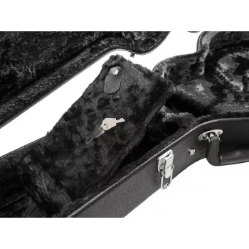 Dimavery Form-Case custodia rigida per chitarra elettrica LP, nera 26341023