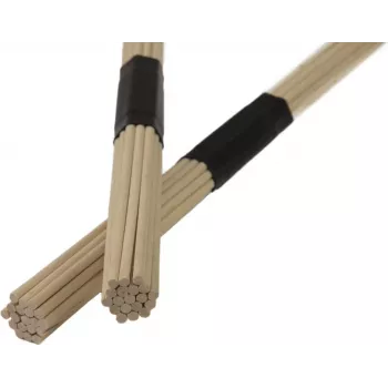 DIMAVERY DDS-Rods Bacchette in acero Drum Rods, 19 bacchette, impugnatura in gomma, 405 mm, coppia 26070380
