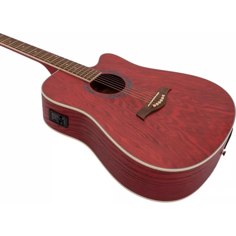 DIMAVERY JK-510 Chitarra acustica, cutaway, venata 26231389