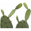 EUROPALMS Cactus foglia pianta artificiale, 75cm 82600068