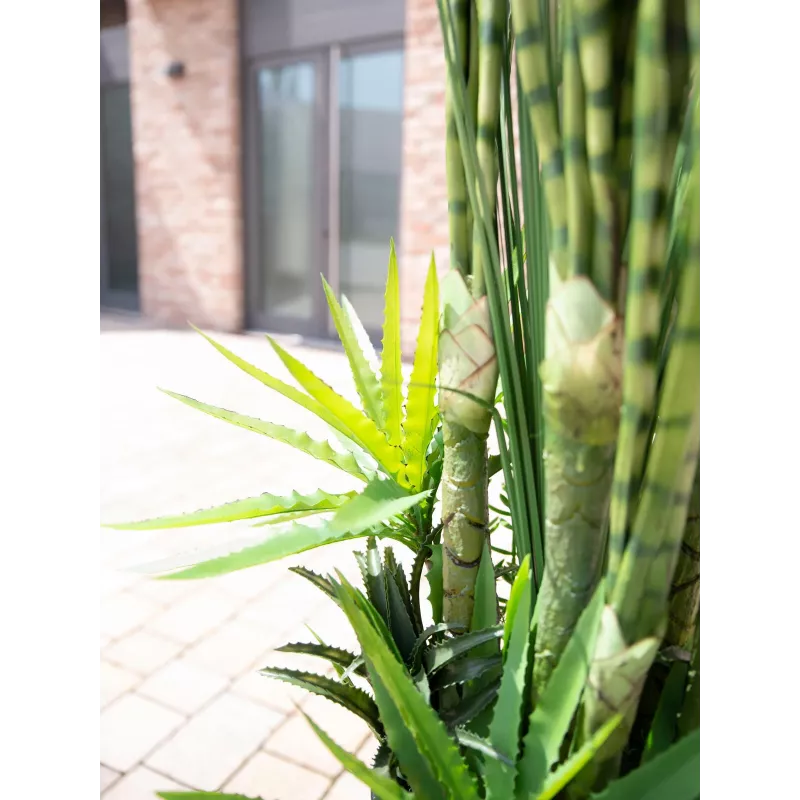 EUROPALMS Mix di piante succulente artificiali, 190cm 82600035