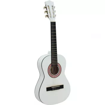 Dimavery AC-303 Chitarra classica 1/2 bianco - corpo in tiglio, scala 535 mm
