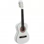 Dimavery AC-303 Chitarra classica 1/2 bianco - corpo in tiglio, scala 535 mm