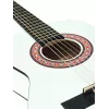 Dimavery AC-303 Chitarra classica 1/2 bianco - corpo in tiglio, scala 535 mm