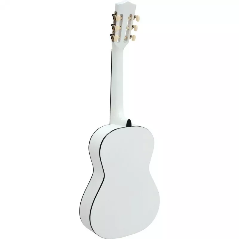 Dimavery AC-303 Chitarra classica 1/2 bianco - corpo in tiglio, scala 535 mm