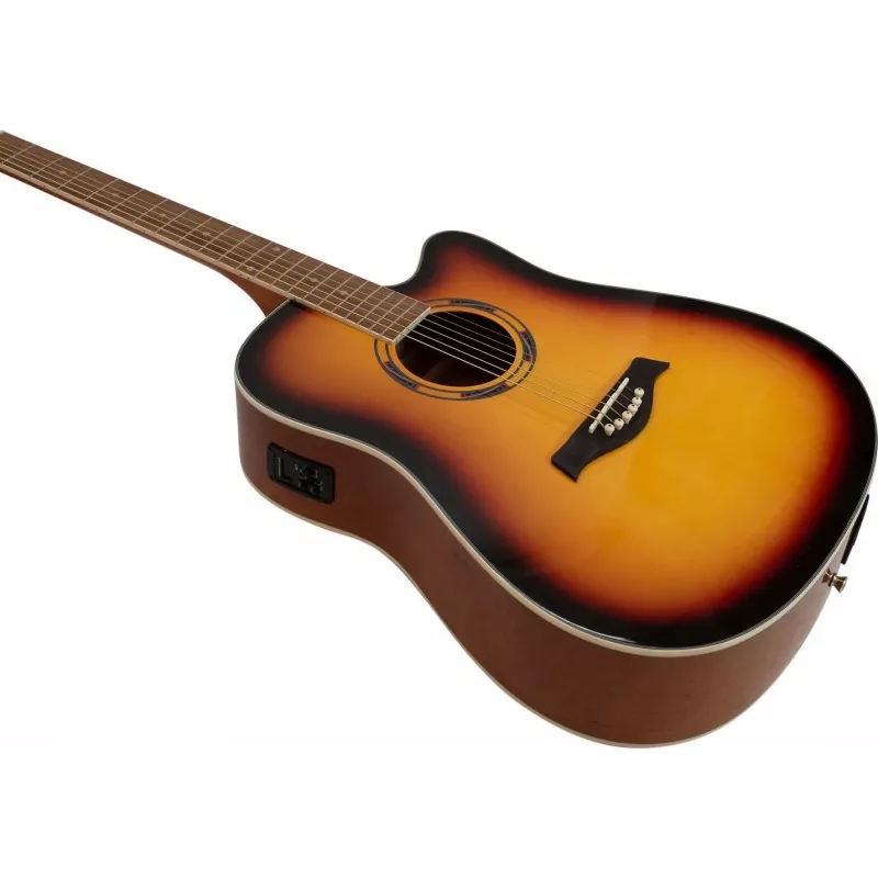 DIMAVERY DR-520 Chitarra acustica dreadnought, Sunburst 26231274