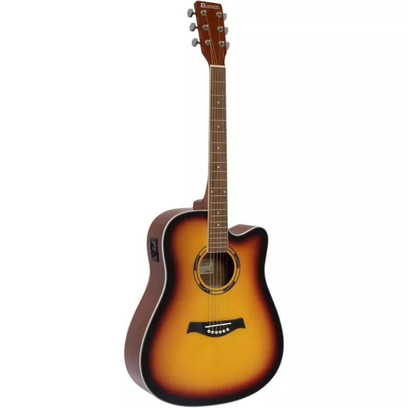 DIMAVERY DR-520 Chitarra acustica dreadnought, Sunburst 26231274