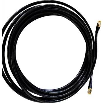 Wittenberg Antennen Cavo antenna 10 m connettore SMA maschio a connettore SMA maschio 50 Ohm a bassa perdita nero 103484