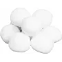 EUROPALMS Palle di neve artificiali, 7,5 cm, confezione da 10 (83501650)