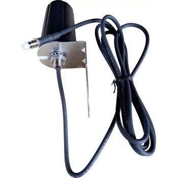 Wittenberg Antennen Antenna omnidirezionale 5G LTE, cavo 2 m, connettore FME femmina, 50 Ohm, montaggio a parete/palo (Poly-103554)