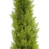 EUROPALMS Cipresso di Leyland pianta artificiale, 120 cm, fogliame verde, vaso nero 82606964