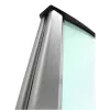 EUROPALMS Colonna informativa, grande, 200x80 cm, bifacciale, argento 83331740