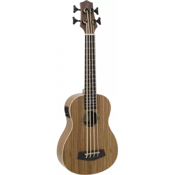 DIMAVERY UK-700 Ukulele basso, zebrawood 26255850
