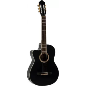DIMAVERY CN-600L Chitarra classica, nero 26235009