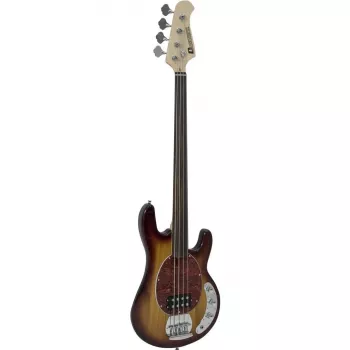 DIMAVERY MM-501 Basso elettrico, fretless, tobacco 26222080