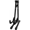 Dimavery Supporto per chitarra a A per chitarre acustiche, elettriche e bassi – acciaio pieghevole con imbottitura in schiuma, nero 26348048