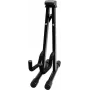 Dimavery Supporto per chitarra a A per chitarre acustiche, elettriche e bassi – acciaio pieghevole con imbottitura in schiuma, nero 26348048
