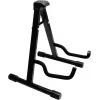 Dimavery Supporto per chitarra a A per chitarre acustiche, elettriche e bassi – acciaio pieghevole con imbottitura in schiuma, nero 26348048