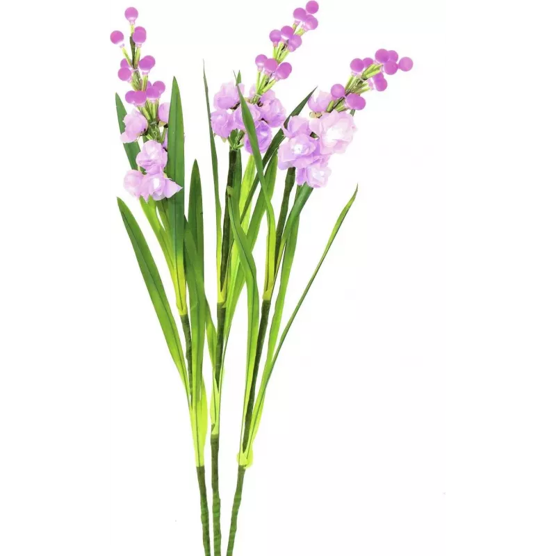 EUROPALMS Arum Lily set da 3 con LED, rosa, 85 cm 83330304