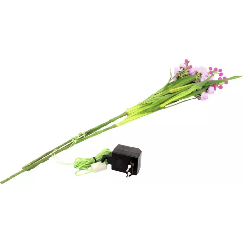 EUROPALMS Arum Lily set da 3 con LED, rosa, 85 cm 83330304