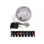 EUROPALMS Palla di neve LED 15 cm, oro 83501245