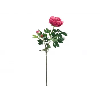 EUROPALMS ramo di peonia Premium pianta artificiale, magenta, 100 cm 82530221