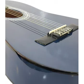 Dimavery AC-303 chitarra classica misura 1/2 blu 535 mm scala per principianti