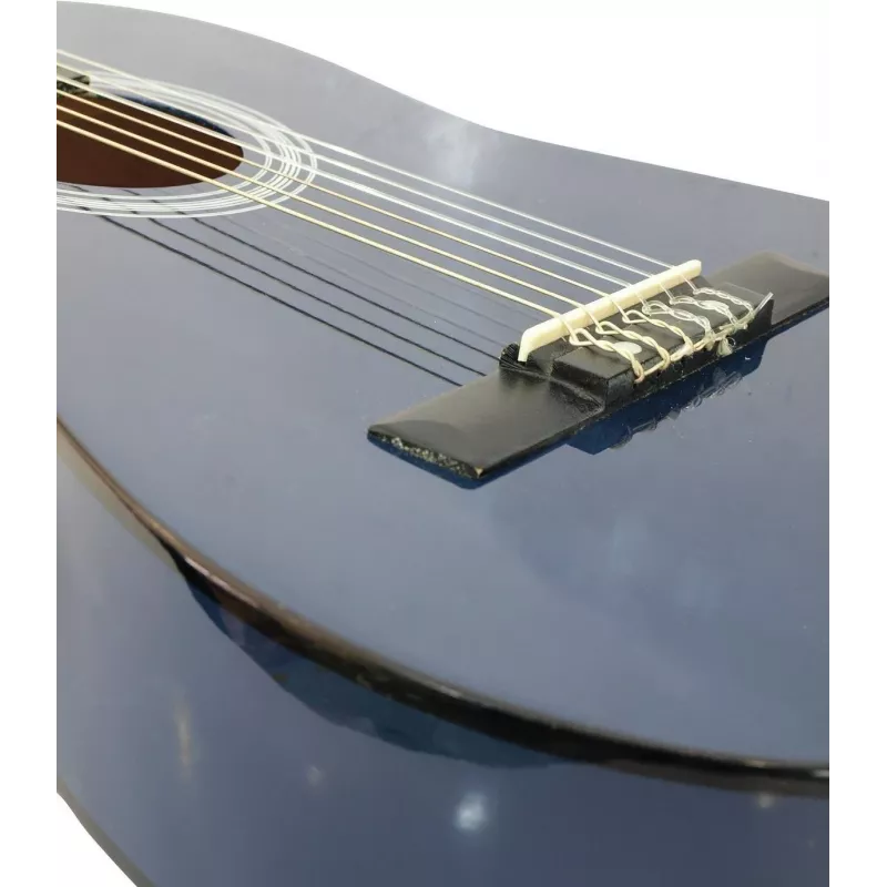 Dimavery AC-303 chitarra classica misura 1/2 blu 535 mm scala per principianti