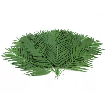 EUROPALMS foglie di palma da cocco, artificiali, 110 cm, confezione da 12 82509897