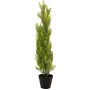EUROPALMS pianta artificiale cipresso Leyland, 90cm, vaso nero 82606962