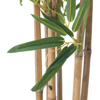 EUROPALMS Bambus deluxe, pianta di bambù artificiale, 120cm (82509165)
