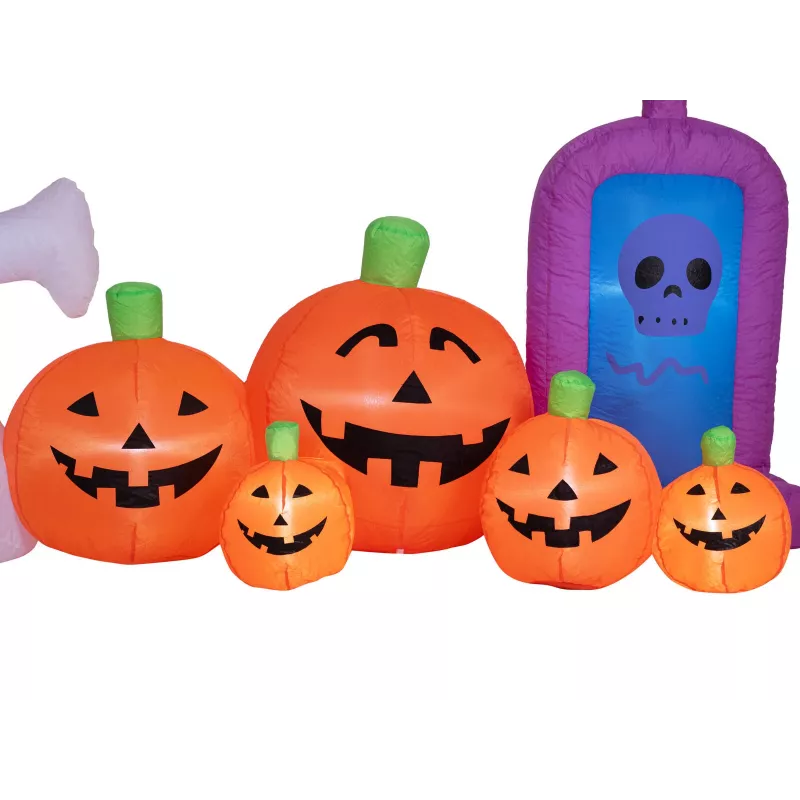 EUROPALMS fantasma gonfiabile Halloween con zucche, 244cm (83316154)