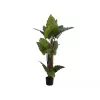 EUROPALMS Pianta artificiale Alocasia, 140 cm, verde, vaso nero 82508464
