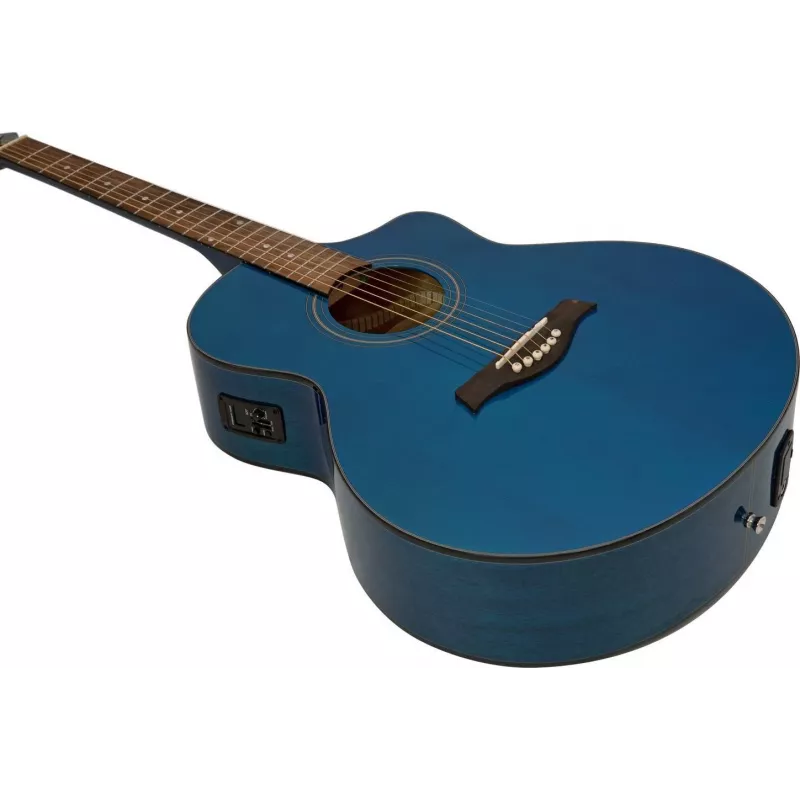 DIMAVERY STW-50 chitarra acustica, blu 26245088
