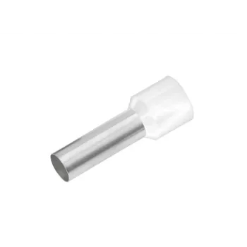 Cimco 187002 puntalino parzialmente isolato, 0,5 mm², bianco, 100 pezzi