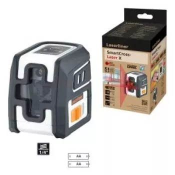 Laserliner SmartCross-Laser X laser a linee incrociate autolivellante portata max. 10 m (036.735E)