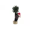 EUROPALMS Orso di Natale con albero di Natale, 105 cm 83314804