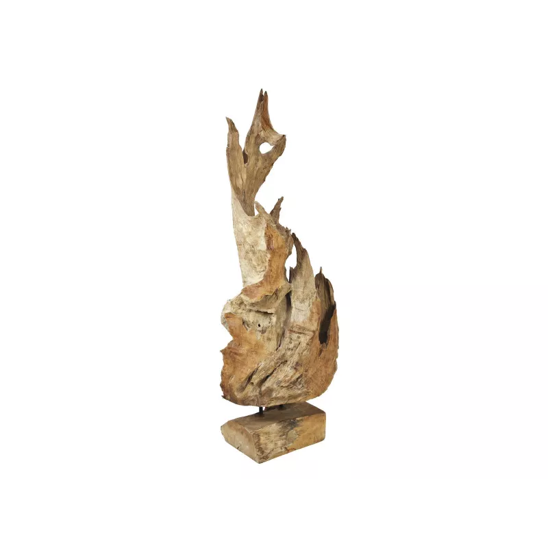 EUROPALMS Scultura radice di teak naturale 160 cm 83200185