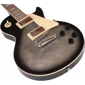 DIMAVERY LP-750 chitarra elettrica, Translucent Gray Blackburst 26219396