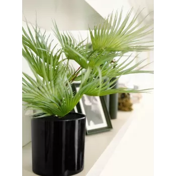 EUROPALMS Palma da ventaglio artificiale in vaso, 55 cm 82509401